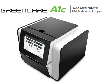 Analizador-Greencare-A1c-para-medición-de-hemoglobina-glicosilada