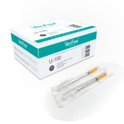 Jeringa para insulina Verifine 31G(1 mLx 6 mm) Caja x 100 unds con 5% DESCUENTO