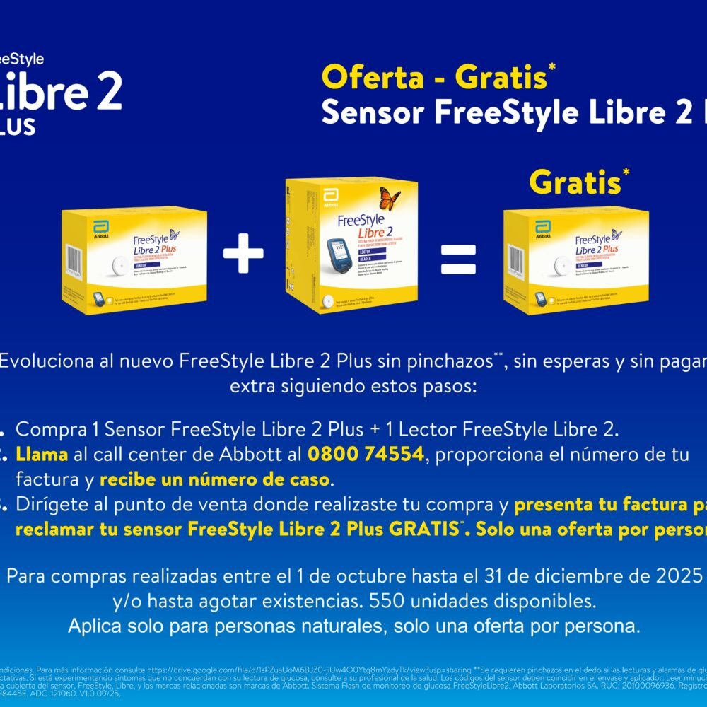 Compra un Sensor Libre 2 Plus+Un Lector Libre 2 = Llévate Gratis un Sensor Libre 2 Plus